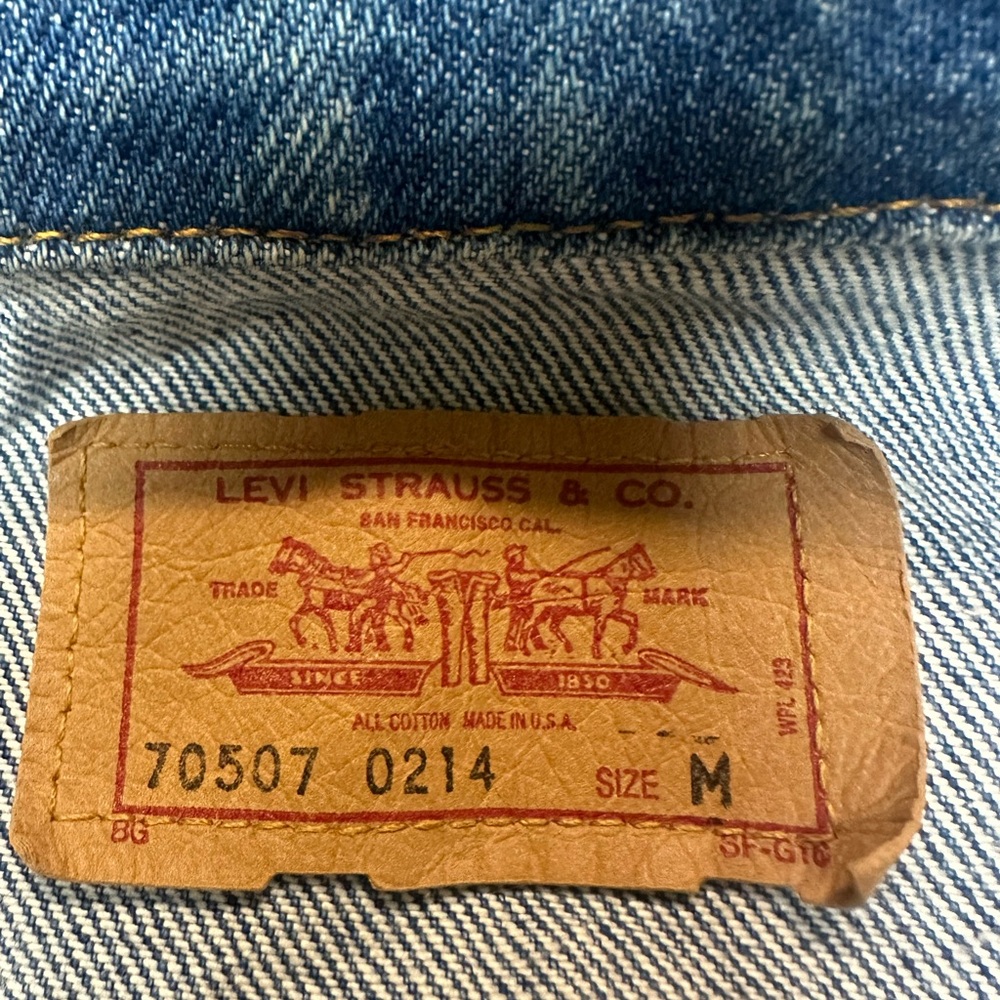 Levi's Men's Classic Blue Denim Jacket - Picture 5 of 5